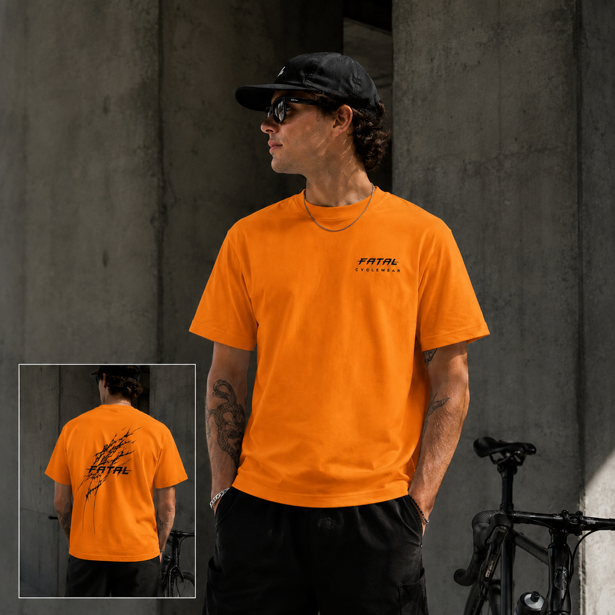 Fatal Tee orange