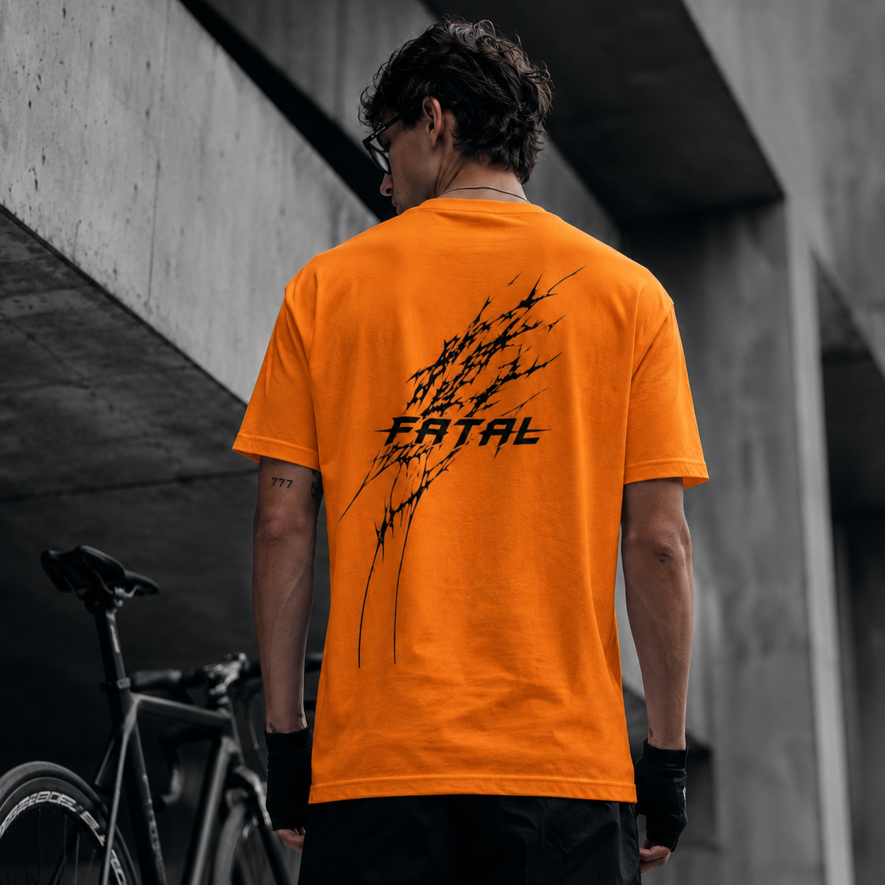 Fatal Tee orange