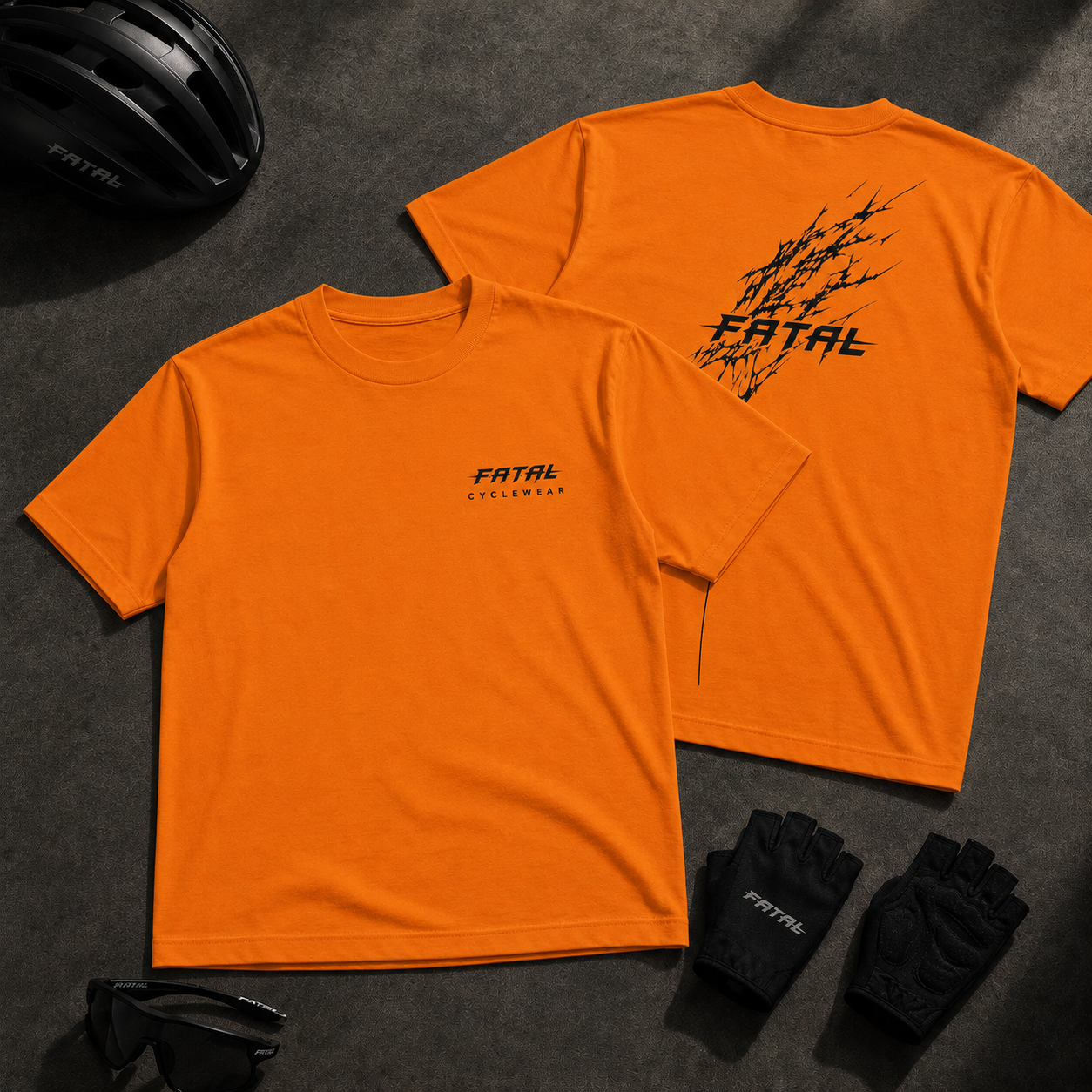 Fatal Tee orange