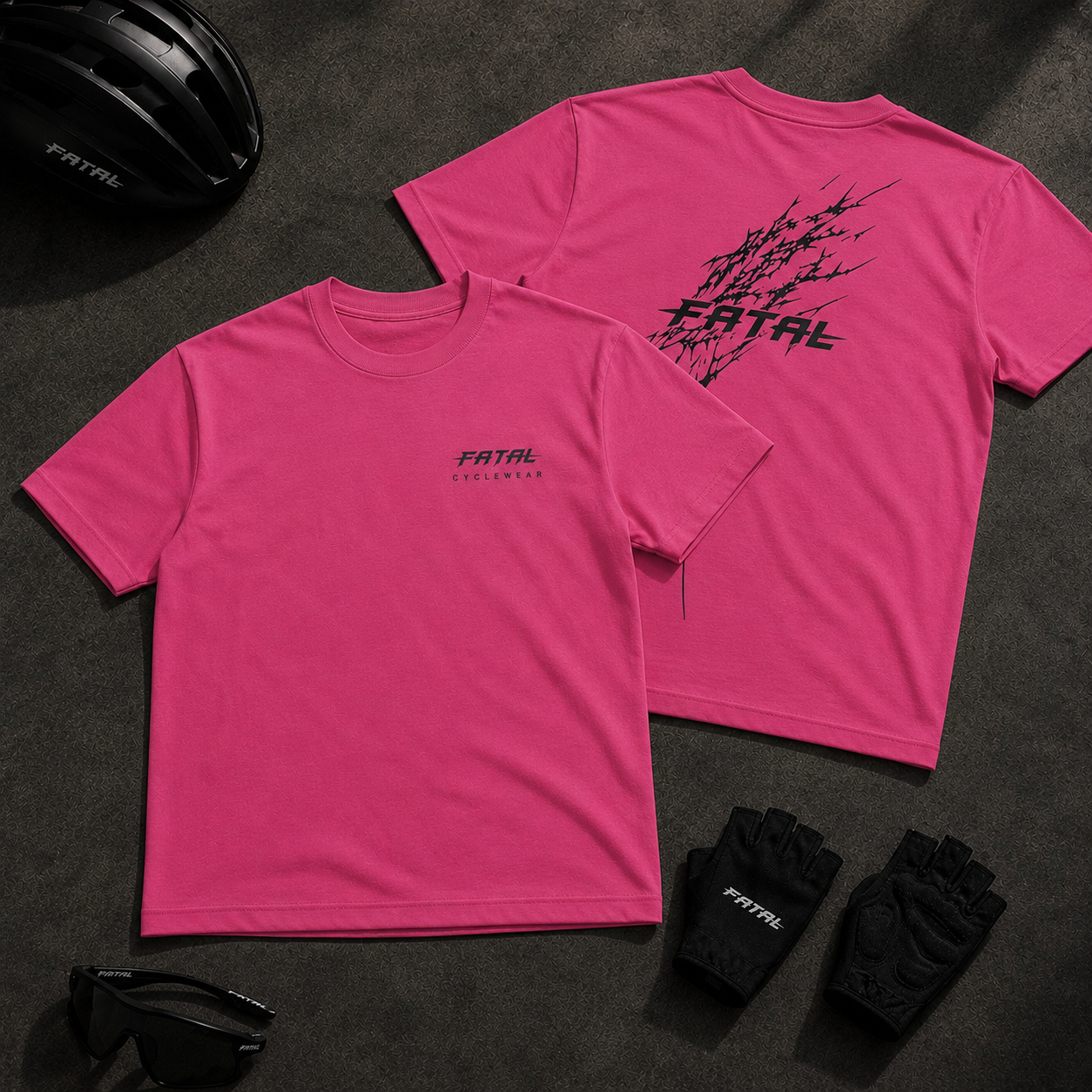 Fatal Cyclewear Tee pink